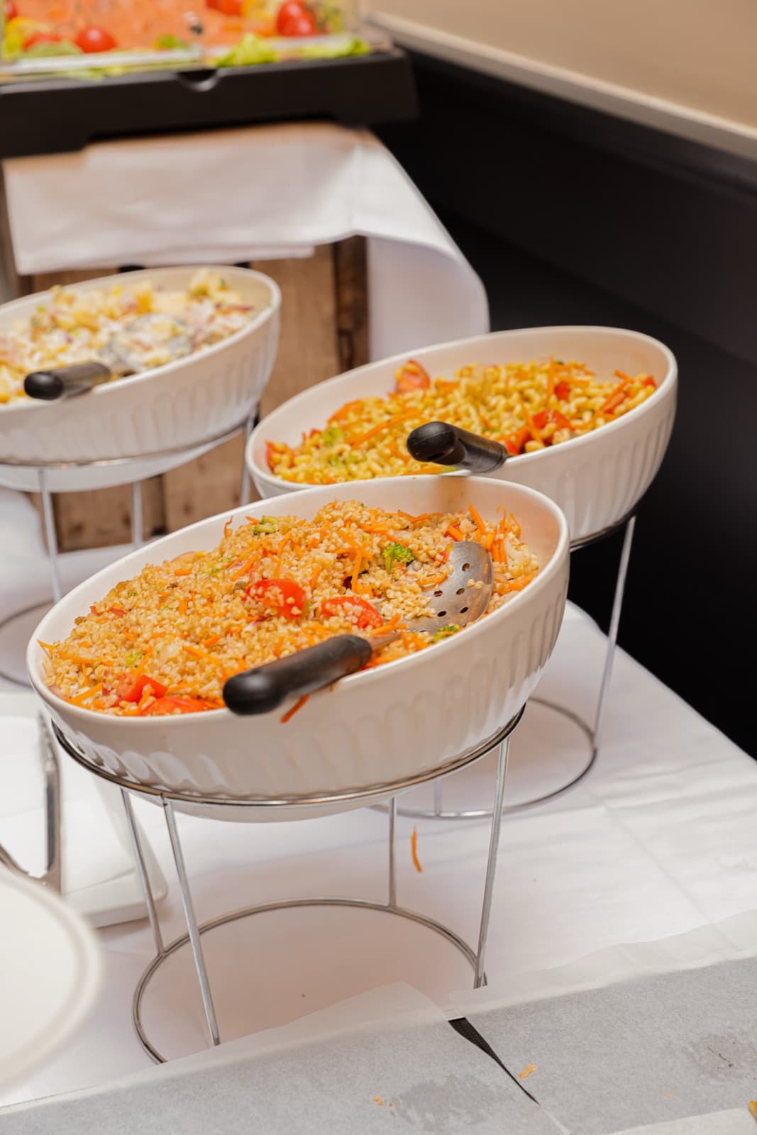 Plats chauds du buffet